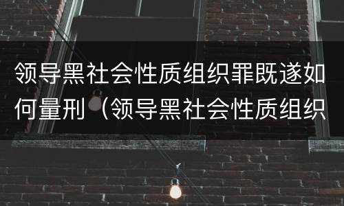 领导黑社会性质组织罪既遂如何量刑（领导黑社会性质组织罪既遂如何量刑案例）