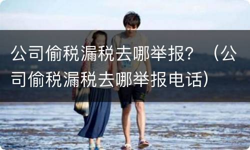 公司偷税漏税去哪举报？（公司偷税漏税去哪举报电话）