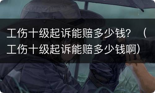 工伤十级起诉能赔多少钱？（工伤十级起诉能赔多少钱啊）