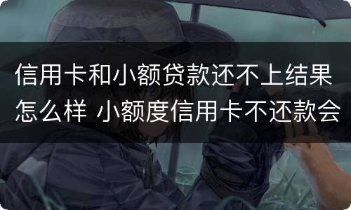 信用卡和小额贷款还不上结果怎么样 小额度信用卡不还款会怎么样