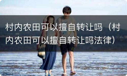 村内农田可以擅自转让吗（村内农田可以擅自转让吗法律）