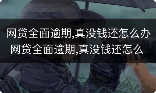网贷全面逾期,真没钱还怎么办 网贷全面逾期,真没钱还怎么办会进监狱吗
