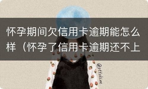 怀孕期间欠信用卡逾期能怎么样（怀孕了信用卡逾期还不上能协商吗）