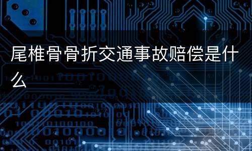 尾椎骨骨折交通事故赔偿是什么