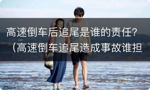 高速倒车后追尾是谁的责任？（高速倒车追尾造成事故谁担责）
