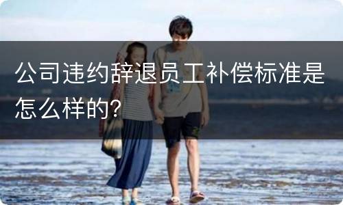 公司违约辞退员工补偿标准是怎么样的？