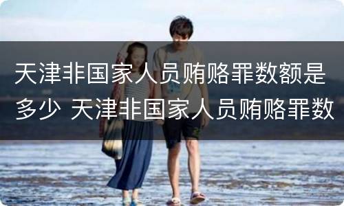 天津非国家人员贿赂罪数额是多少 天津非国家人员贿赂罪数额是多少以上