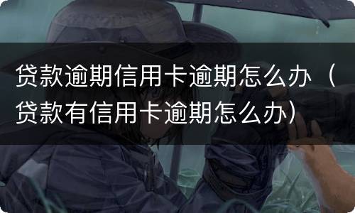 贷款逾期信用卡逾期怎么办（贷款有信用卡逾期怎么办）