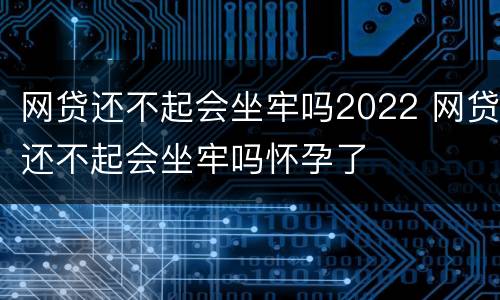 网贷还不起会坐牢吗2022 网贷还不起会坐牢吗怀孕了