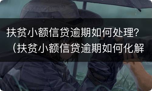 扶贫小额信贷逾期如何处理？（扶贫小额信贷逾期如何化解）