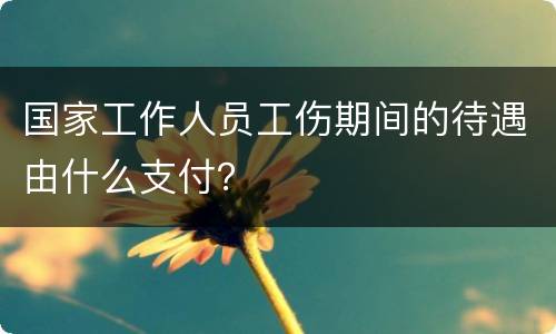 国家工作人员工伤期间的待遇由什么支付？