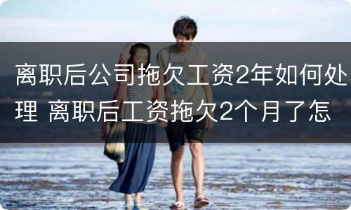 离职后公司拖欠工资2年如何处理 离职后工资拖欠2个月了怎么办