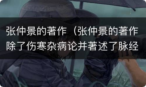 张仲景的著作（张仲景的著作除了伤寒杂病论并著述了脉经）