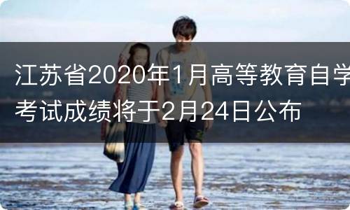 江苏省2020年1月高等教育自学考试成绩将于2月24日公布