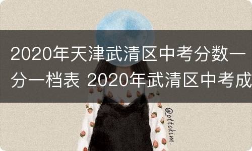 2020年天津武清区中考分数一分一档表 2020年武清区中考成绩一分一档