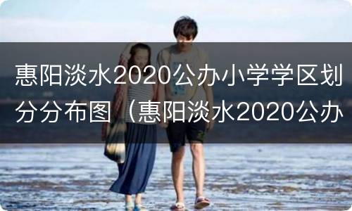 惠阳淡水2020公办小学学区划分分布图（惠阳淡水2020公办小学学区划分分布图片）