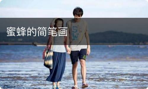 蜜蜂的简笔画