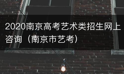 2020南京高考艺术类招生网上咨询（南京市艺考）