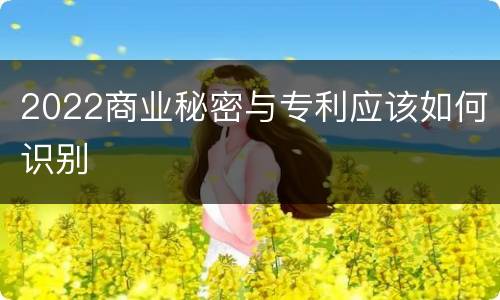 2022商业秘密与专利应该如何识别